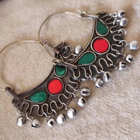 Multicolored Festival Earrings ,Colorful Festival Earrings,Funky Earring - Picture 2 of 8